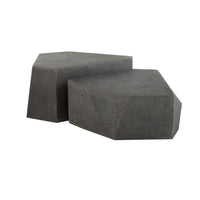 Drover Outdoor Black Coffee Tables (Set of 2)