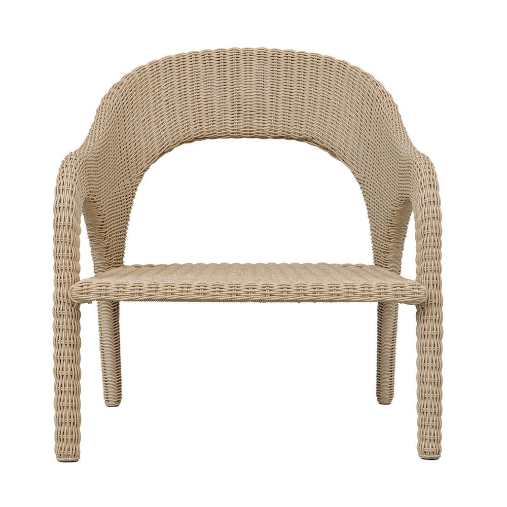 Avenue White All Weather Outdoor Lounge Chair