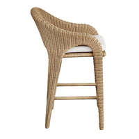 Avenue White All Weather Outdoor Bar Stool