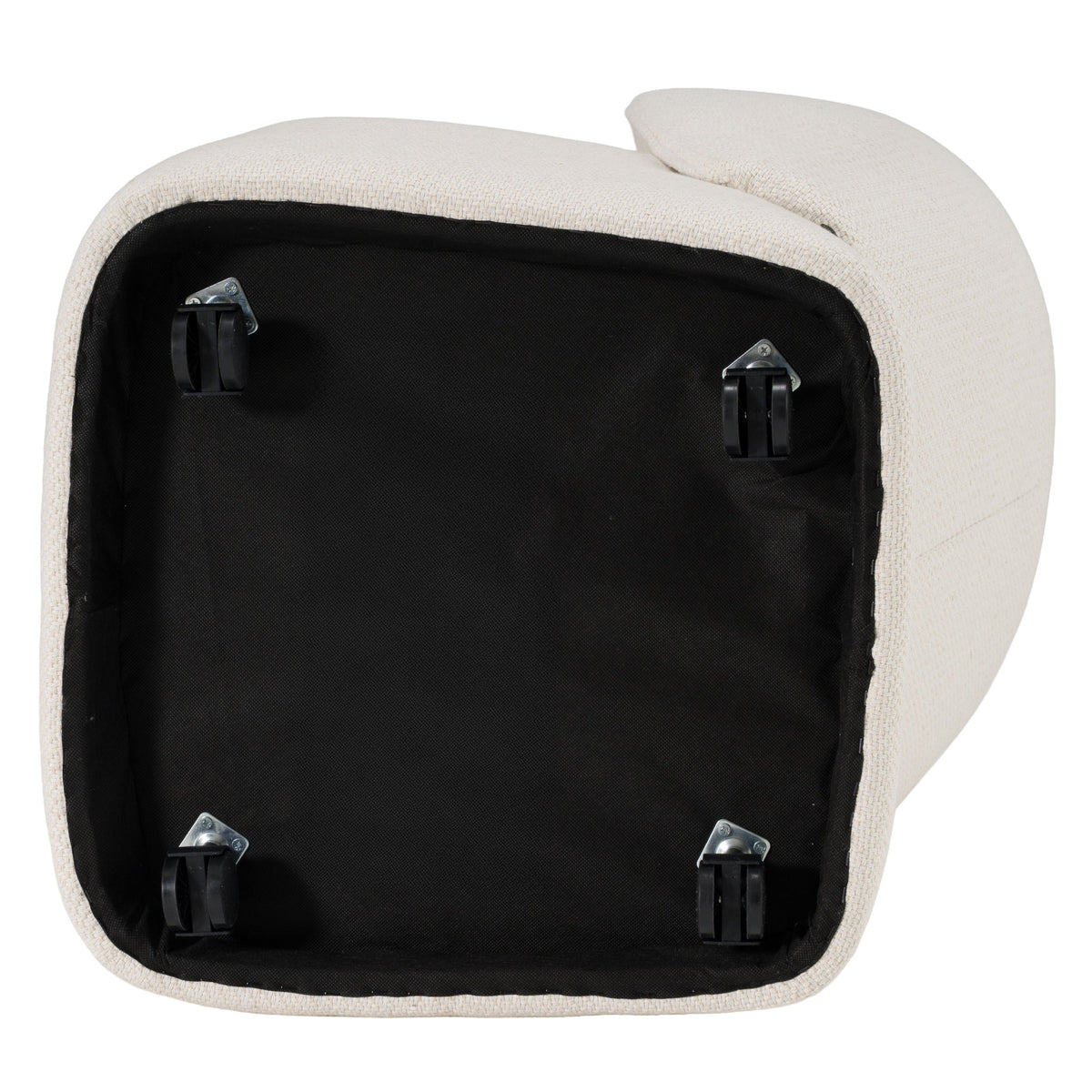 Cassandra Modern Beige Swivel Dining Chair