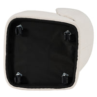 Cassandra Modern Beige Swivel Dining Chair