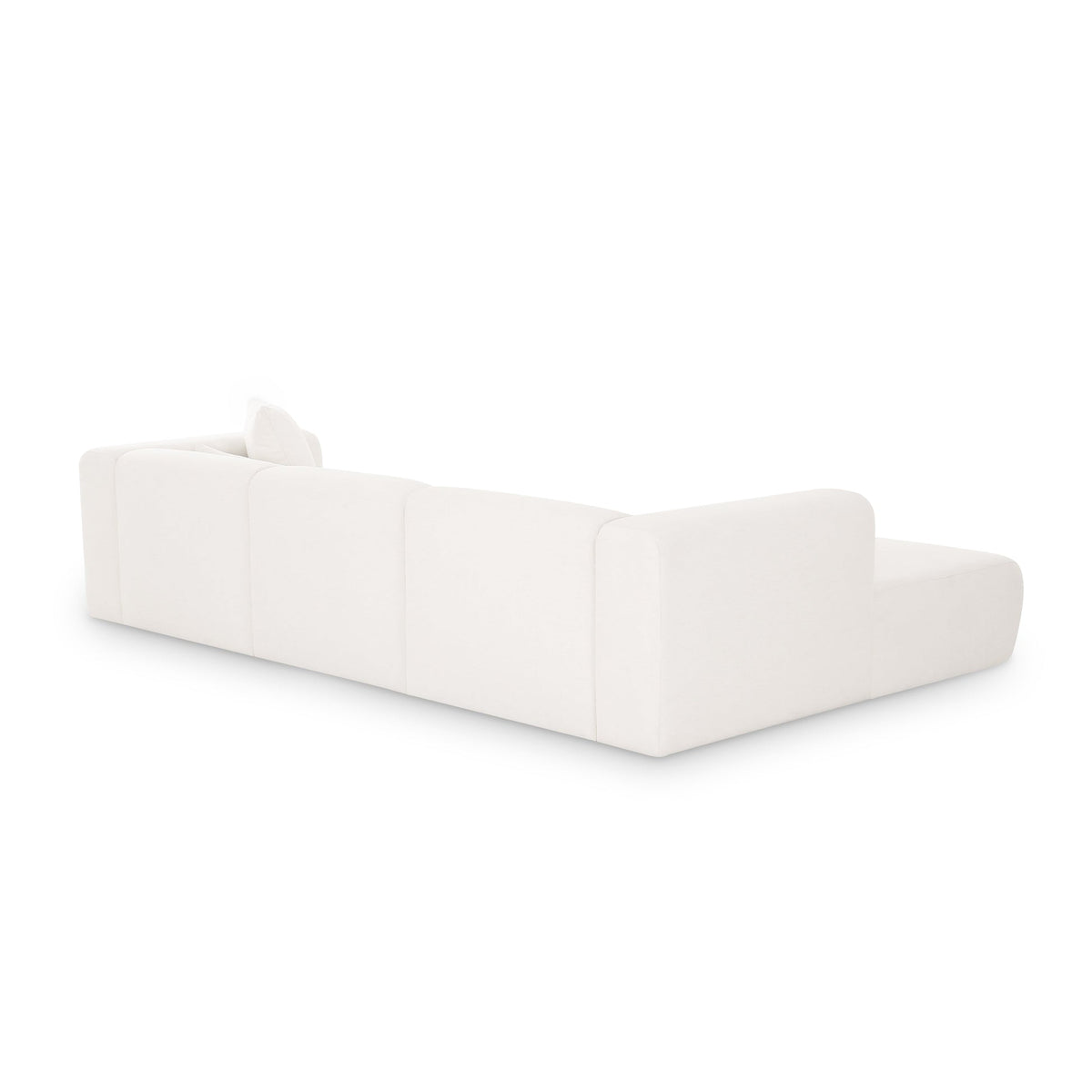 Tereasa 3-Piece Cream Performance Chenille Modular Sectional (RAF & LAF)