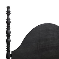 Rosalie Black Ash Bed