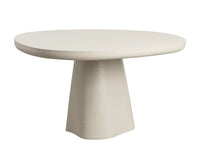 Celica 55" Sand Beige Concrete Indoor Outdoor Dining Table
