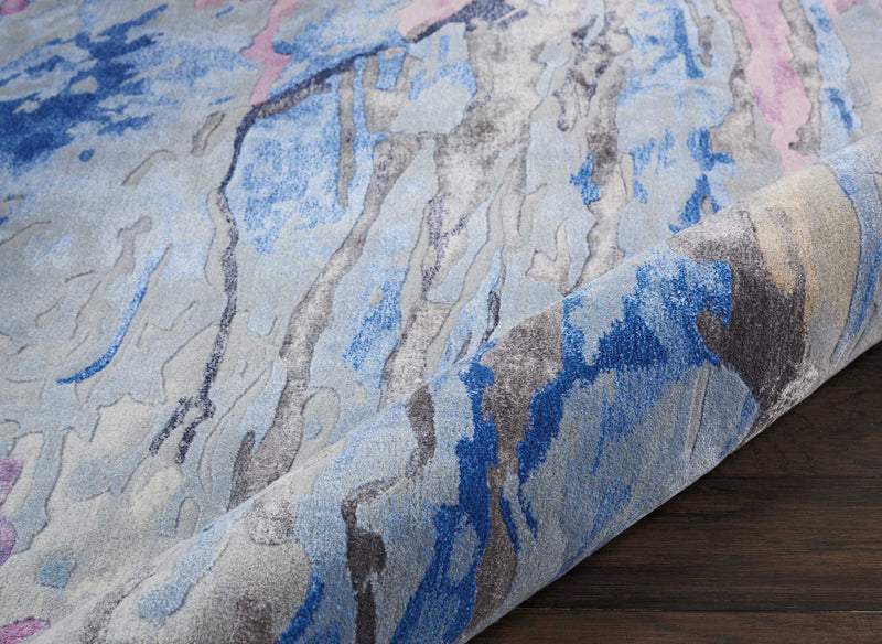 Vivid Grey/Multicolour Area Rug