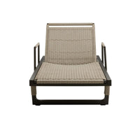 Daytona Outdoor Buff Dutch Weave Armed Lounge Chair