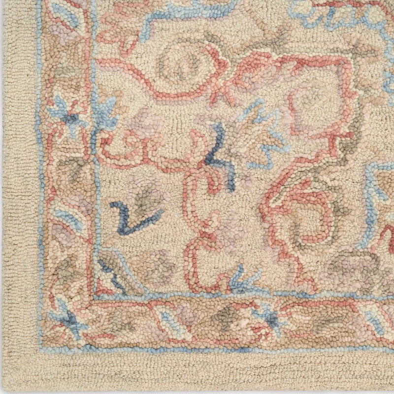Goldie Ivory Wool Persian Style Area Rug