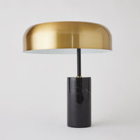Dome Table Lamp-Gold/Black
