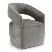 Gastra Grey Modern Fabric Dining Chair
