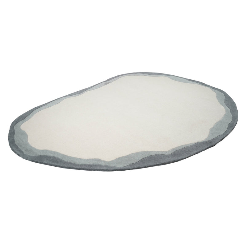 Torrence Curves Grey & Natural Area Rug