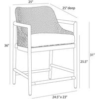 Chilton Pearl Outdoor Counter Stool