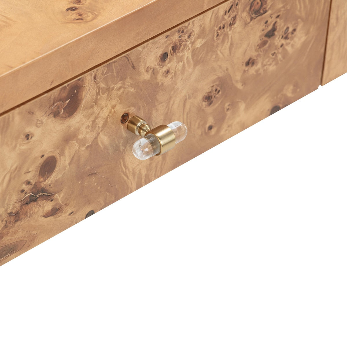 Ada 54" Honey Burl Console Table