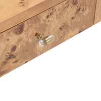 Ada 54" Honey Burl Console Table
