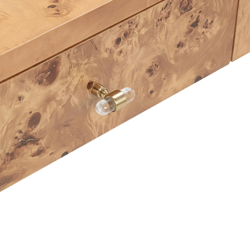 Ada 54" Honey Burl Console Table