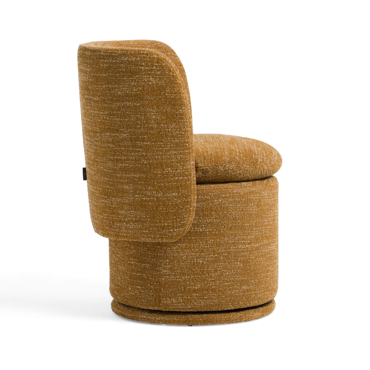 Catalina Modern Mustard Swivel Dining Chair