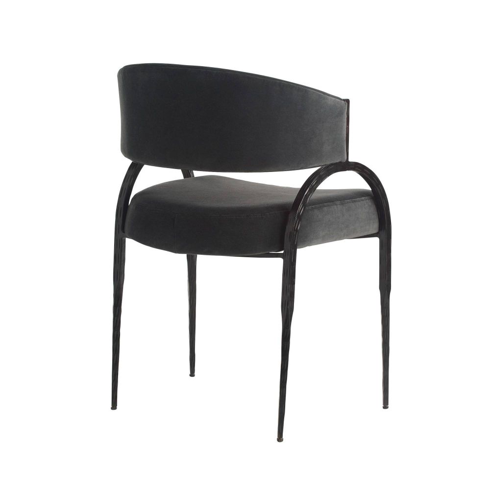 Zelise Midnight Grey Dining Chair