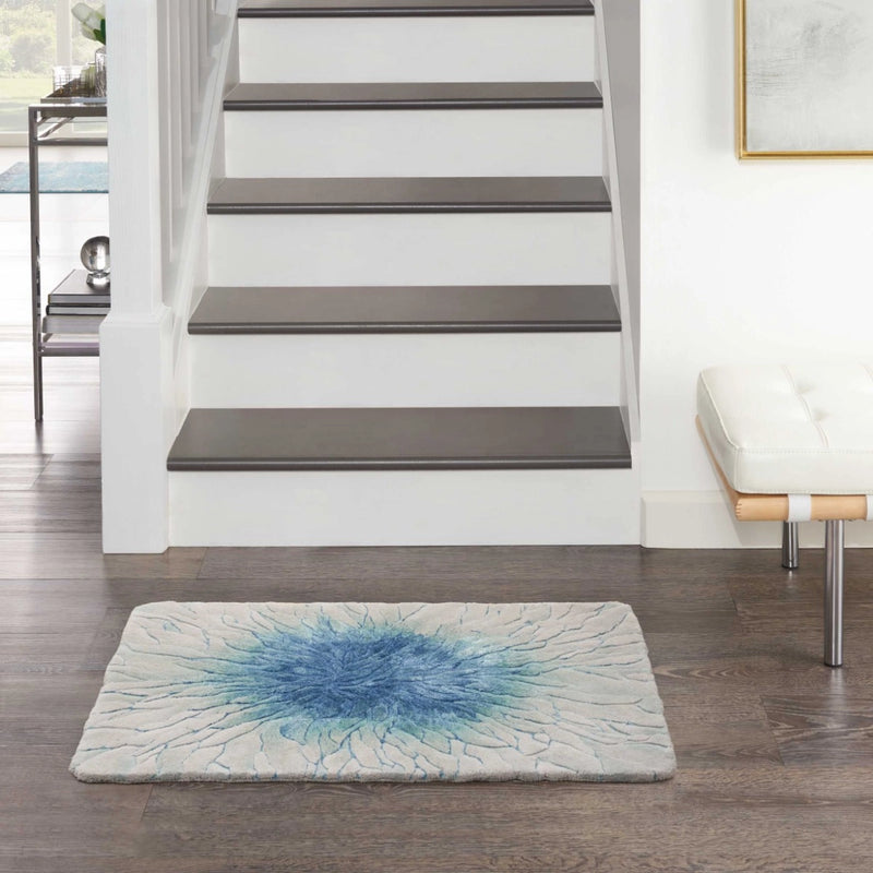 Vivid Blue Area Rug