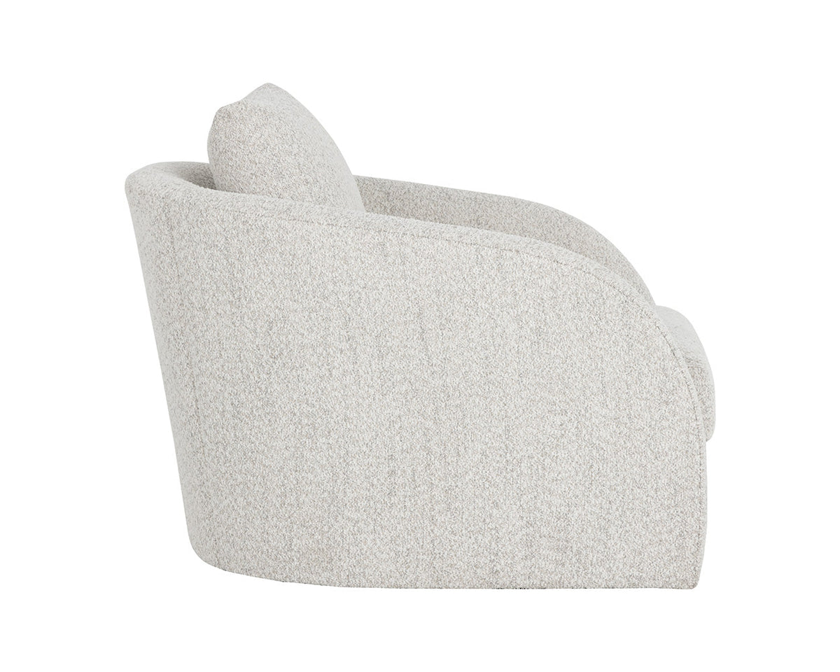 Wexford Greige Swivel Accent Chair
