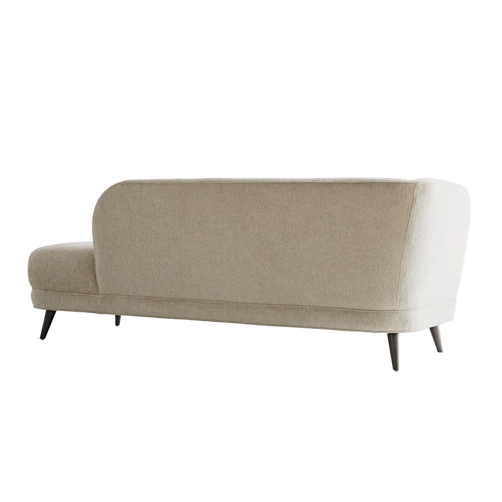 Carla 80"Stone Bouclé Chaise