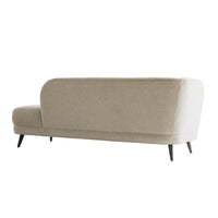 Carla 80"Stone Bouclé Chaise