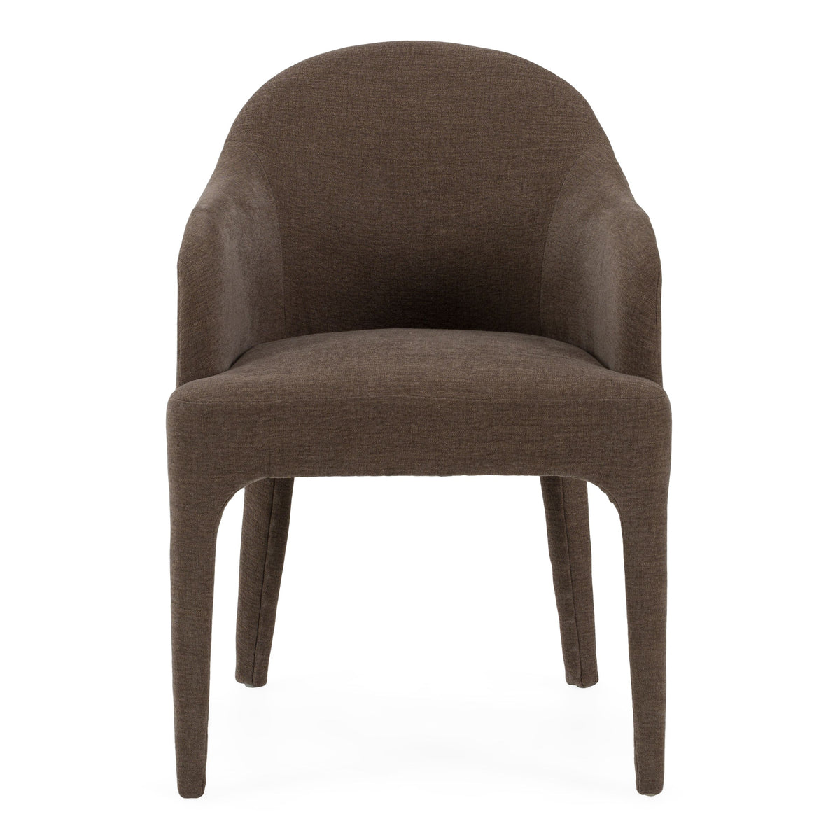 Nicolle Modern Brown Upholstered Dining Chair