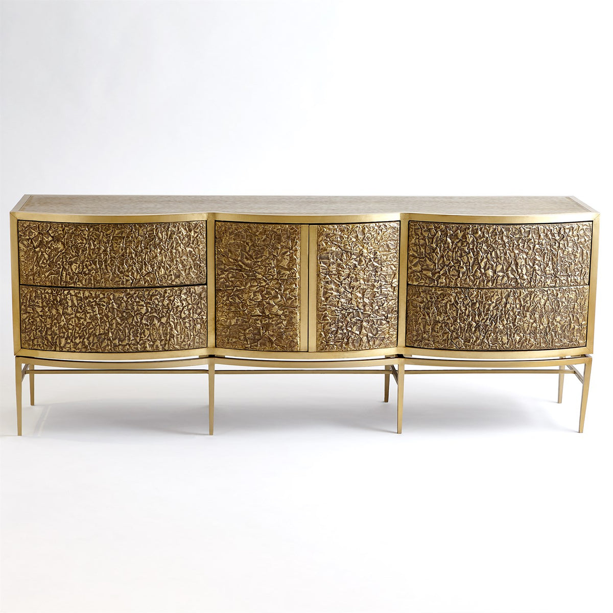 Tonya 73" Brass/Bronze Cabinet