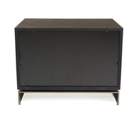 Benedict Modern Black Ash Nightstand