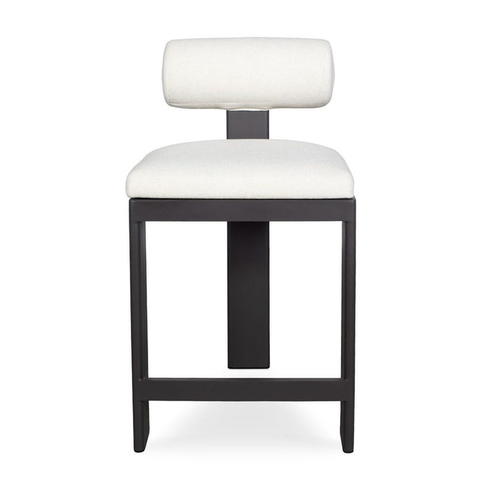 Verah White Indoor/Outdoor Counter Stool