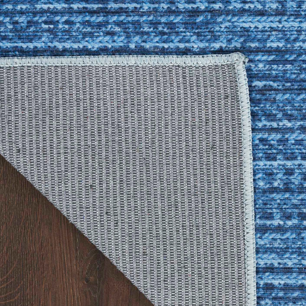 Taylore Modern Blue Washable Area Rug
