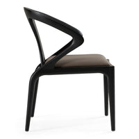 Caroline Modern Grey & Black Dining Chair