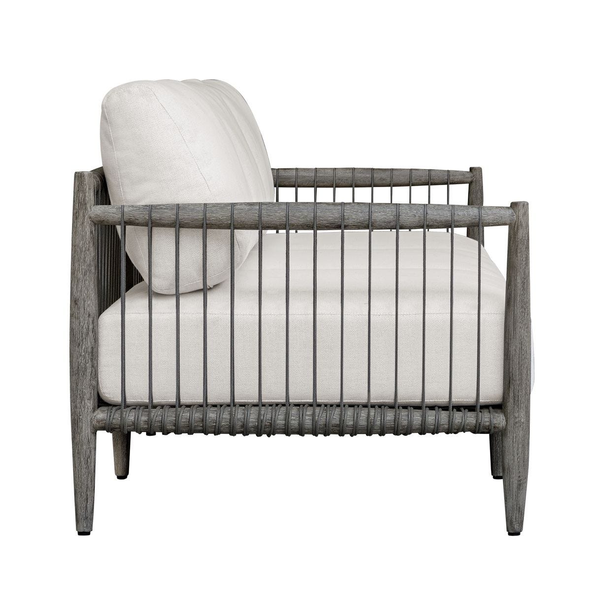 Clara 80" White & Grey Outdoor Sofa
