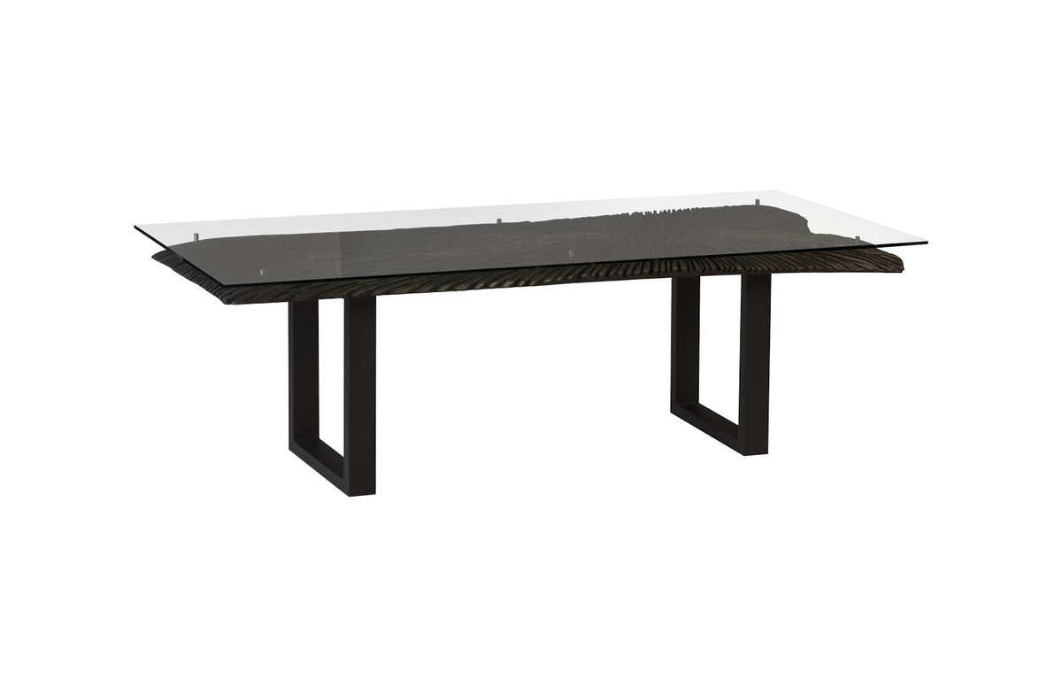 Debrah Table Michaela Charred Black Dining Table – Deborah l kerbel