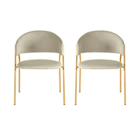 Lando Cream Dining Chair (Set of 2) - Luxury Living Collection