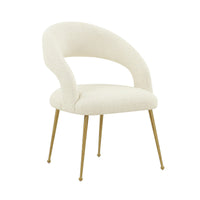 Modena Cream Boucle Dining Chair - Luxury Living Collection