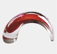 Abstract Hand Curved Fire Vase