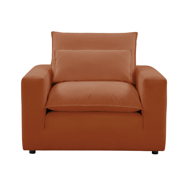 Carlie Rust Arm Chair - Luxury Living Collection
