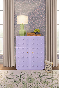 Sammi 40" Lavinder Lacquer Storage Cabinet