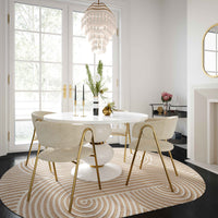 Lando Cream Dining Chair (Set of 2) - Luxury Living Collection