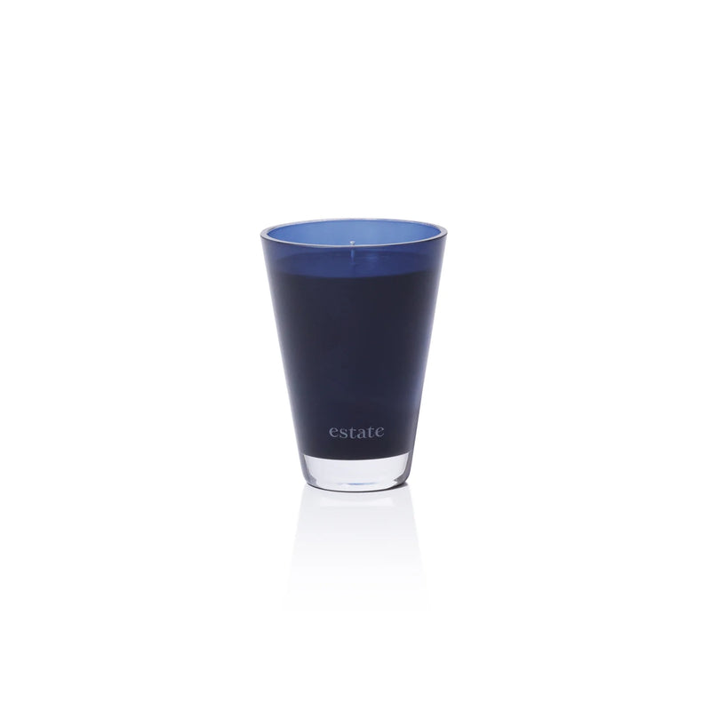 Estate Candle - 10.5 oz Navy Blue/Agave (Set of 4)
