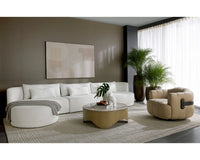 Baela 145" Cream Sofa