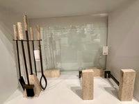 Cordell Travertine Fireplace Tools