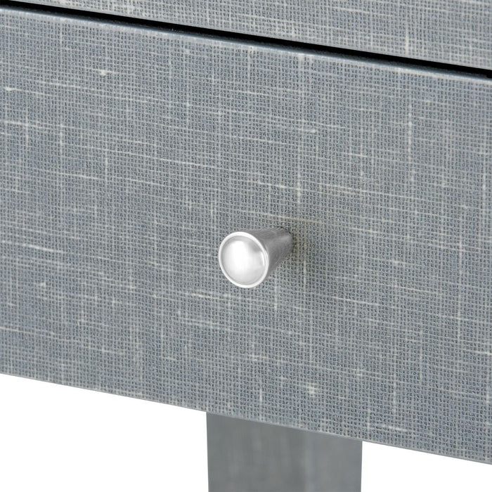 Seneca 1-Drawer Winter Grey Nightstand/Side Table