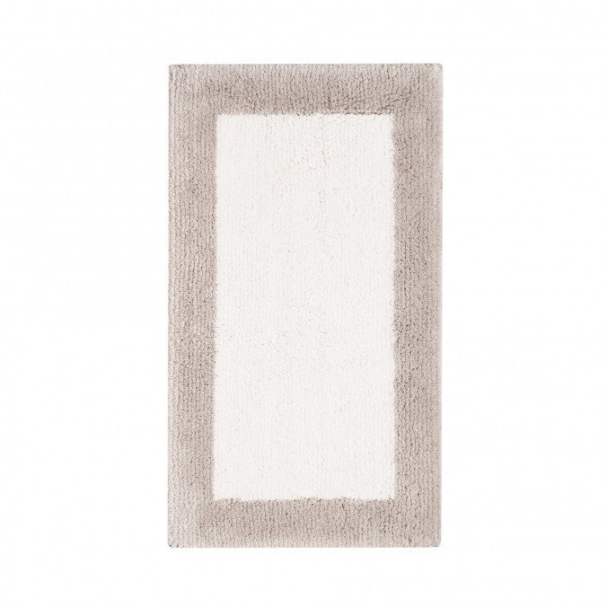 Bicolore Snow/Fog Luxury Bath Rug