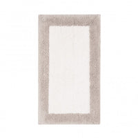 Bicolore Snow/Fog Luxury Bath Rug