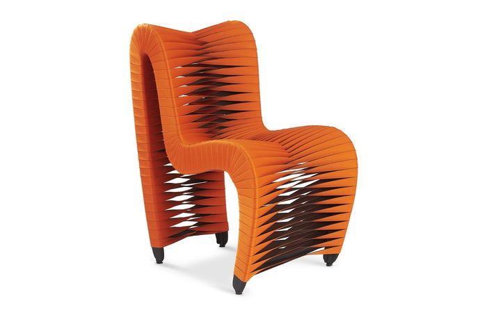 Straps Orange Chair