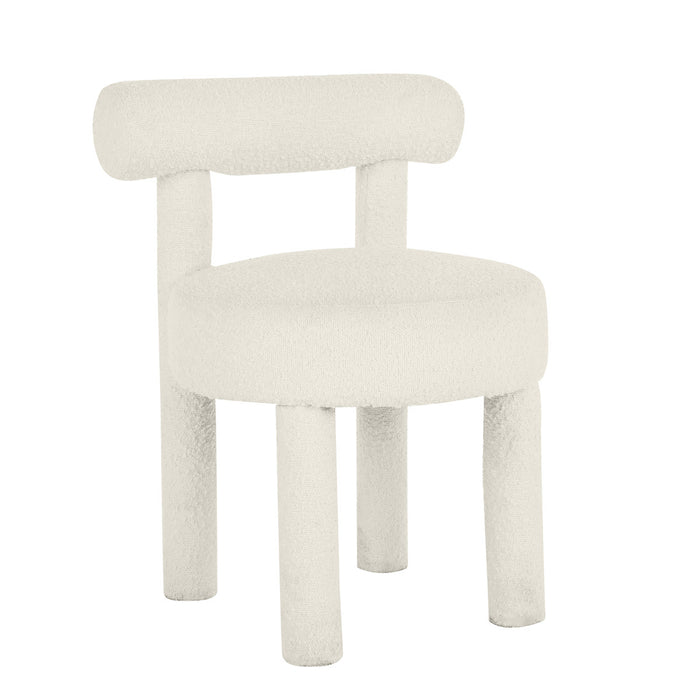 Cameila Cream Boucle Dining Chair - Luxury Living Collection