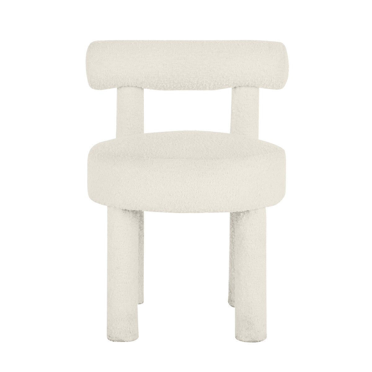 Cameila Cream Boucle Dining Chair - Luxury Living Collection