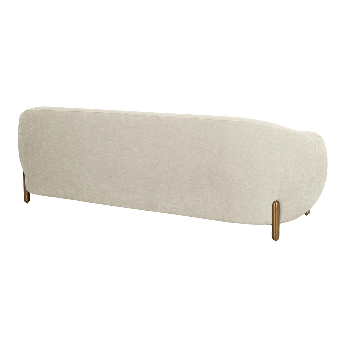 Lina Cream Chenille Textured Sofa - Luxury Living Collection