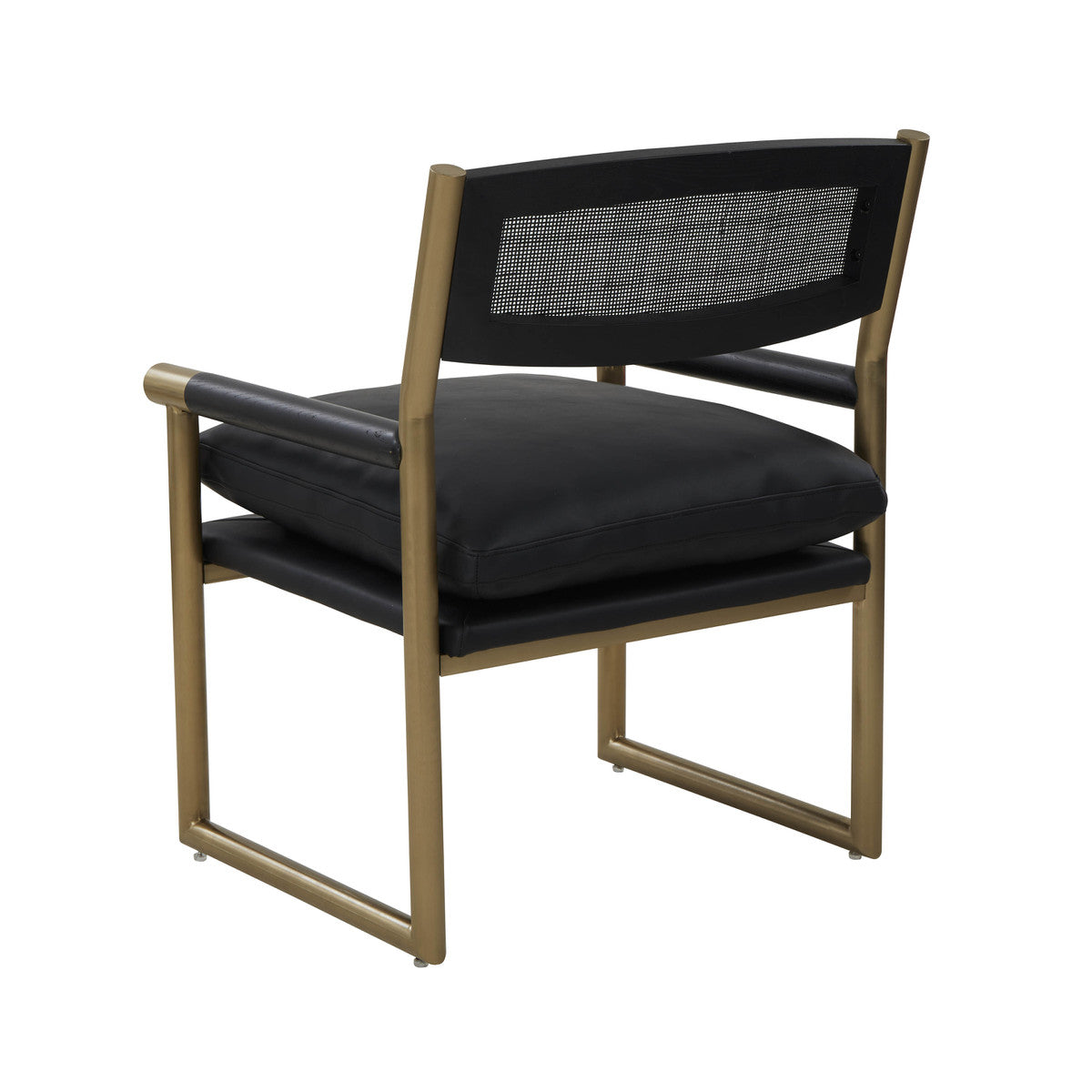 Harriet Black Vegan Leather Chair