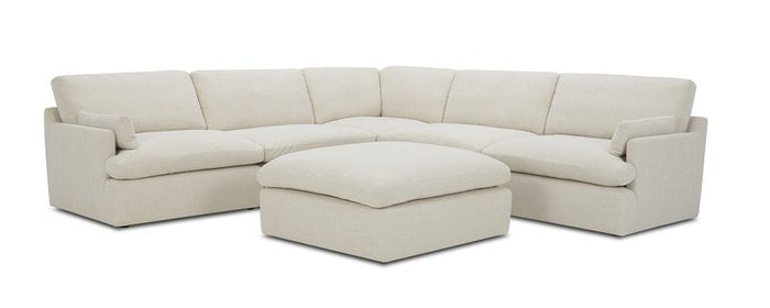 Eleva Modern Grey Sectional Sofa